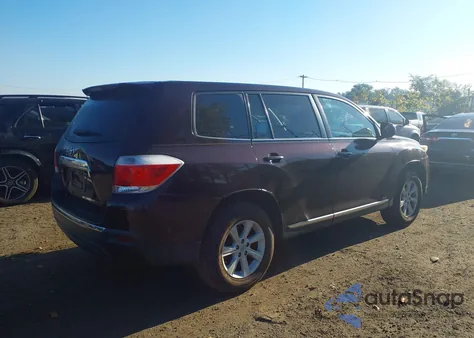 2013 Toyota Highlander from USA, damaged, VIN 5TDZA3EH5DS035995